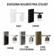 Kinkiet do sypialni LED do czytania MALTA GOLD z prostokątnym abażurem 15x20x10 cm 7