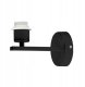 Czarno-miedziany kinkiet ścienny w stylu glamour PUNA MIRROR LED 3