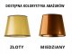 Czarno-miedziany kinkiet ścienny w stylu glamour PUNA MIRROR LED 6