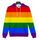 Bluza TĘCZOWA LGBT Tęcza z Kapturem Poliestrowa XL 1
