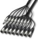 ALVA - Kabel 8 x XLRm - 8 x TRS 2m 1