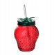 MODERN KITCHEN Szklany kubek ze szklanąsłomką 450ml 6,5x9,5x12,5cm 1