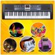 SUPRIMO 6136L KEYBOARD organy z mikrofonem dla dzieci podświetlane klawisze 3