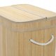 Bambusowy kosz na pranie z pokrywą, 80 l 4
