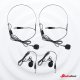 Zestaw mikrofonów bezprzewodowych UHF 2x nagłowny+ 2x krawatowy 2x bodypack+ stacja Audioport SU-740HH one size 35