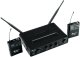 Zestaw mikrofonów bezprzewodowych UHF 2x nagłowny bodypack krawatowy Audioport SU-750BP one size 19
