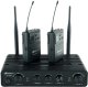 Zestaw mikrofonów bezprzewodowych UHF 2x nagłowny bodypack krawatowy Audioport SU-750BP one size 3