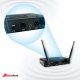 Zestaw mikrofonów bezprzewodowych UHF 2x nagłowny bodypack krawatowy Audioport SU-750BP one size 33