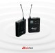 Zestaw mikrofonów bezprzewodowych UHF 2x nagłowny bodypack krawatowy Audioport SU-750BP one size 36
