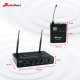 Zestaw mikrofonów bezprzewodowych UHF 2x nagłowny bodypack krawatowy Audioport SU-750BP one size 42