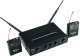 Zestaw mikrofonów bezprzewodowych UHF 2x nagłowny bodypack krawatowy Audioport SU-750BP one size 5