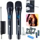 Zestaw 2 mikrofonów bezprzewodowych dorecznych UHF z odbiornikiem Audioport MV2 one size 1