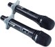 Zestaw 2 mikrofonów bezprzewodowych dorecznych UHF z odbiornikiem Audioport MV2 one size 12