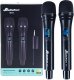 Zestaw 2 mikrofonów bezprzewodowych dorecznych UHF z odbiornikiem Audioport MV2 one size 16