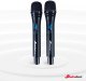 Zestaw 2 mikrofonów bezprzewodowych dorecznych UHF z odbiornikiem Audioport MV2 one size 3
