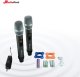 Zestaw 2 mikrofonów bezprzewodowych doręcznych UHF+ odbiornik Audioport MU2 one size 4