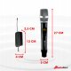 Mikrofon bezprzewodowy doręczny UHF+ odbiornik MU1 Audioport one size 10