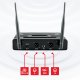 Zestaw mikrofonów bezprzewodowych doręcznych UHF+ stacja Audioport SU-750HH one size 36