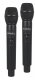 Zestaw mikrofonów bezprzewodowych do ręki UHF+ odbiornik 863.9 & 864.9MHZ one size 4