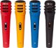 Zestaw 4 kolorowych mikrofonów dynamicznych DM500 one size 2