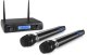 Zestaw mikrofonowy bezprzewodowy 2x mikrofon UHF Vonyx WM62 one size 1