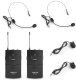 Mikrofon Vonyx Zestaw mikrofonów bezprzewodowych nagłownych UHF WM82 one size 5