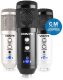 Vonyx CMS320S mikrofon studyjny USB z echem i ramieniem - srebrny one size 11