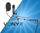Vonyx CMS320B mikrofon studyjny USB z echem i ramieniem - czarny one size 1