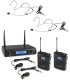 Zestaw mikrofonowy bezprzewodowy 2x bodypack UHF Vonyx WM62B one size 2