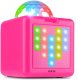 Głośnik bluetooth karaoke z półkulą LED 15W BT 2 mikrofony Fenton różowy one size 16