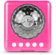 Głośnik bluetooth karaoke z półkulą LED 15W BT 2 mikrofony Fenton różowy one size 5