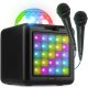 Głośnik bluetooth karaoke z półkulą LED 15W BT 2 mikrofony Fenton one size 13