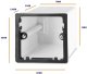 Wzmacniacz audio Powerline A100B do montażu ściennego BT czarny one size 3