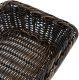 Koszyk prostokątny z polirattanu GN 1/3 325x176x65 mm, czarnobrązowy | TECHNICA, Gold Line 3