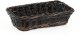 Koszyk prostokątny z polirattanu GN 1/4 265x162x65 mm, czarnobrązowy | TECHNICA, Gold Line 1