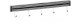 Listwa magnetyczna z haczykami, 470x42 mm | TECHNICA, Silver Line 1