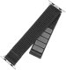 Fixed | Sporty Strap for Apple Watch 42/44/45mm | 160-210 mm | Dark gray | Nylon 1