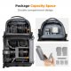 Plecak fotograficzny K&F Concept Urban Wander U02 10 l - czarny 6