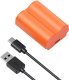 SmallRig 4970 NP-W235 USB-C Rechargeable Camera Battery - Orange 2