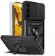 Etui Pancerne do Samsung Galaxy A35 5G (Czarne, Plecki, Armor, Ring, Case) 1