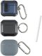 4smarts Case Set Alpha AirPods 4,3er Set blau,grau,schwarz 1