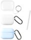 4smarts Case Set Omega AirPods Pro2,3er Set weiß, hellblau 1