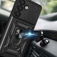 Pancerne etui Hybrid Armor Camshield z podstawką i osłoną aparatu na Realme 14 Pro+ 5G - czarne 3