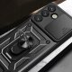 Pancerne etui Hybrid Armor Camshield z podstawką i osłoną aparatu na OnePlus Nord 4 5G - czarne 5