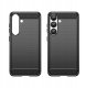 Etui Carbon Case elastyczne silikonowe na Xiaomi 15 Ultra - czarne 1