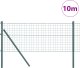 vidaXL Euro Fence z 7 słupkami 0.8x10 m Stal ocynkowana Zielona 2