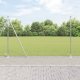 vidaXL Ogrodzenie hexagonalne 1.6x100 m ze stali ocynkowanej, Słupki ogrodzeniowe z podstawami 13 szt. 32mm 88.5cm ze stali ocynkowanej 1