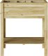 vidaXL Stojak na rośliny 85x46x94 cm drewno sosnowe impregnowane 5