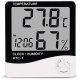 Termometr elektroniczny lcd wew. zegar data alarm 2
