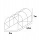 Tunel Foliowy 7m2 szklarniowy 2x3,5m Zielony Rurki 19mm 3